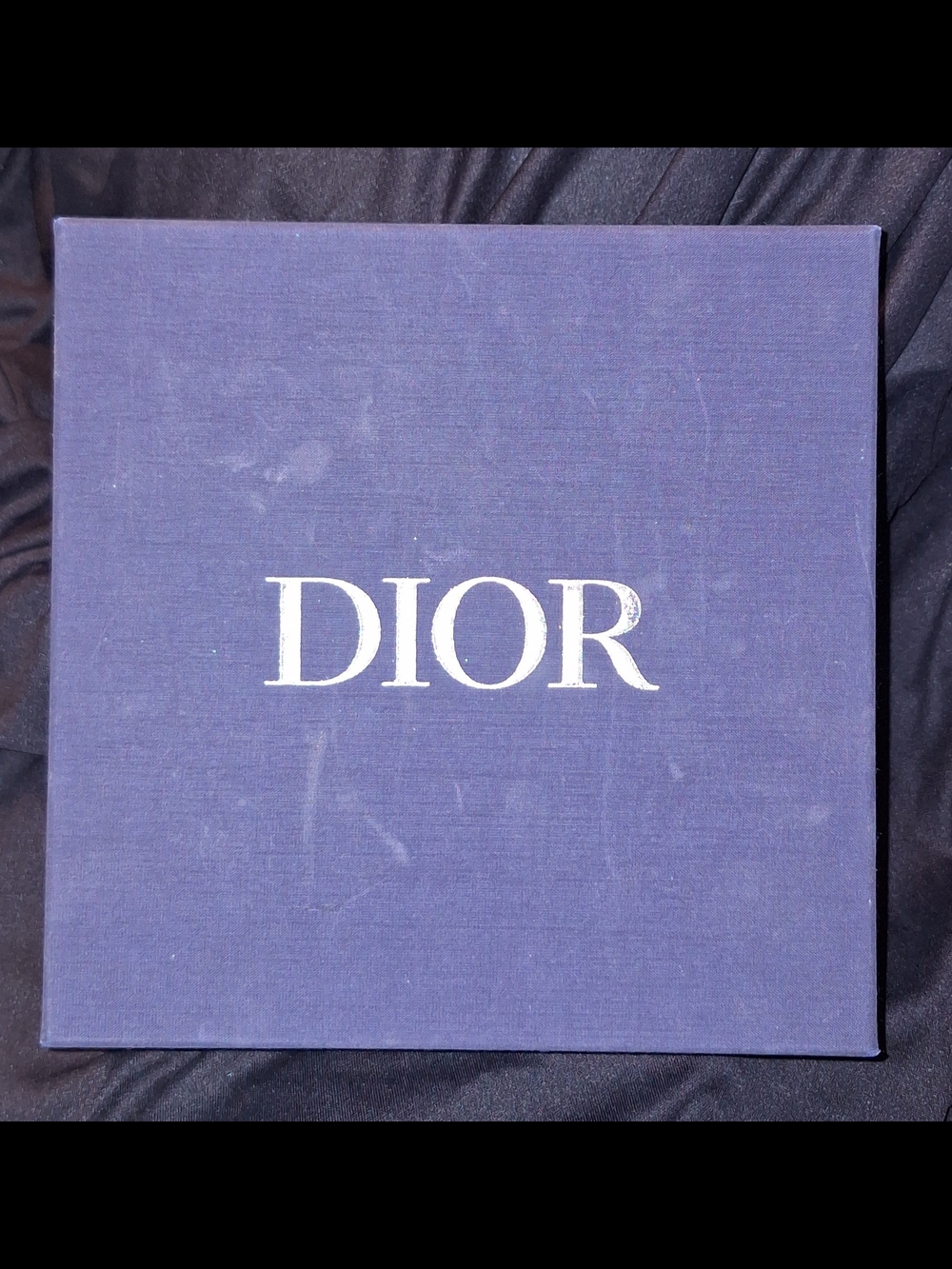 Dior Navy and White Logo Presentation Box Only